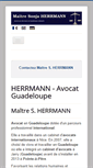 Mobile Screenshot of maitre-herrmann.com